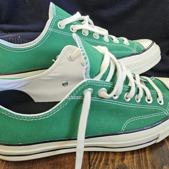 Converse Vibrant Green Canvas Sneakers - Picture 2 of 6